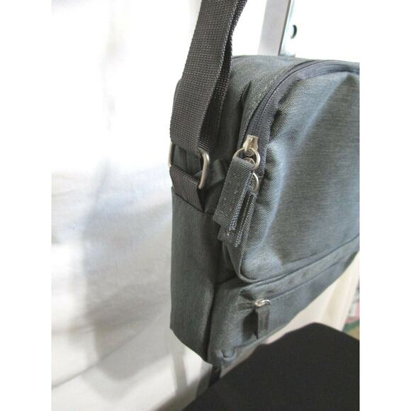 EUC!! Ekphero Small Gray Nylon 10" Padded Tablet Laptop Crossbody Travel Bag - Picture 5 of 12